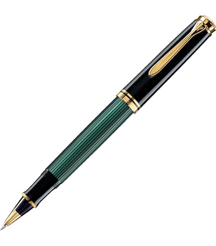 Amazon.com : Pelikan Souverän K600 Ballpoint Pen, Black/Green, 1
